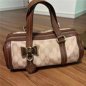 Gucci Tan and Brown Mini Bag